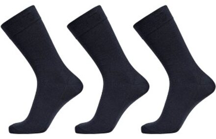 3 stuks Organic Cotton Socks Zwart,Blauw,Grijs - Maat 40/45,Maat 45/48