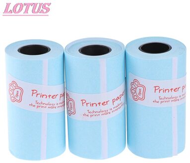 3 Stuks Printable Sticker Papierrol Direct Thermisch Papier Zelfklevende 57*30Mm Hotsale