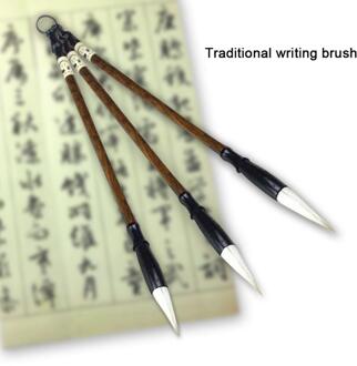 3 STUKS Schrijven Borstel Aquarel Chinese Kalligrafie Borstel Set Schilderij Tekening Borstels voor Studenten