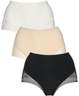 3 stuks Seamless Lace Maxi * Actie * Versch.kleure/Patroon,Roze,Beige - Small,Medium,Large,X-Large