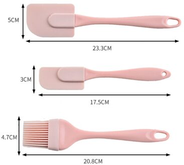 3 Stuks/set Pp Non-stick Creatieve Keukengerei Koken Levert Multi-purpose Cake Spatel Pan Bakken Tools 01
