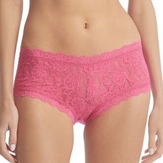 3 stuks Signature Lace High Rise Boyshort D1 * Actie * Roze - X-Small,Small