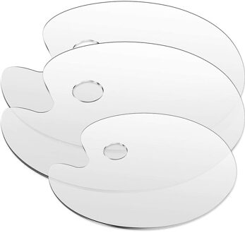 3 Stuks Verf Palet Acrylverf Palet Art Verf Lade Voor Diy Art Craft Tekening Schilderen, 2 Maten