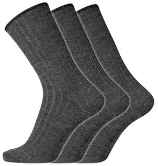 3 stuks Wool No-Elastic Socks * Actie * Beige,Zwart,Grijs,Blauw - Maat 40/45,Maat 45/48