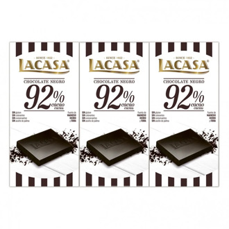 3 tablets Chocolate 92% cocoa · 100g.