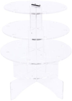 3-Tier 18 Gaten Acryl Lolly Display Houder Stand 4/6 Mm --- Helder