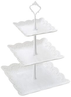 3 Tier Cake Stand Dessert Cup Cake Beugel Afternoon Tea Bruiloft Platen Party Servies Decoratie Tool Drie Layer Cake Rack 1