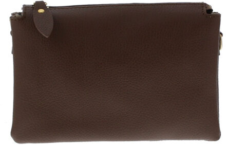 3 vak cross bag | dames | maat: one Taupe - One size