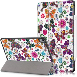 3-Vouw sleepcover hoes - iPad Air (2020) 10.9 inch - Vlinders