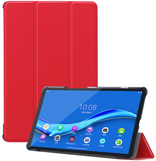 3-Vouw sleepcover hoes - Lenovo Tab M10 FHD Plus - Rood