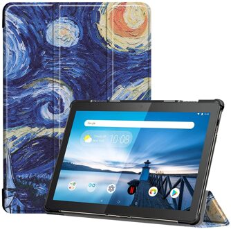 3-Vouw sleepcover hoes - Lenovo Tab M10 FHD Plus - Van Gogh Schilderij