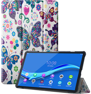 3-Vouw sleepcover hoes - Lenovo Tab M10 FHD Plus - Vlinders