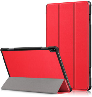 3-Vouw sleepcover hoes - Lenovo Tab P10 - Rood