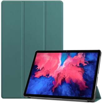 3-Vouw sleepcover hoes - Lenovo Tab P11 - Groen