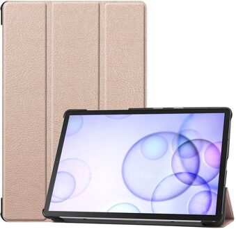 3-Vouw sleepcover hoes - Samsung Galaxy Tab S6 - Goud