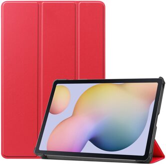 3-Vouw sleepcover hoes - Samsung Galaxy Tab S7 - Rood