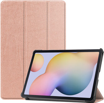 3-Vouw sleepcover hoes - Samsung Galaxy Tab S7 - Rose Goud
