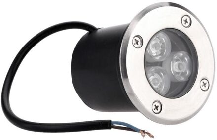 3 W LED Ondergrondse Lamp Outdoor Tuin Vloerlamp IP67 Begraven Yard Landschap Spot Light verzonken in de grond licht warm wit