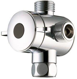 3 way Douchekop Omschakelklep-G1/2 "Drie Manier T-adapter Valve voor Bidet