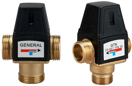 3 Way Mengkraan Buitendraad Messing Thermostatische Klep Voor Zonneboiler P9YD