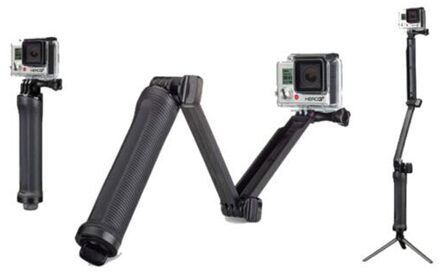 3-weg Grip Arm Statief Monopod 3 Manier Selfie Stick Mount voor Gopro Hero 7/6/5 /4/3/3 +/2/1 Xiaomi Xiaoyi SJCAM Sport Camera