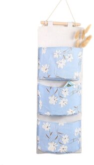 3 Zakken Opknoping Opbergtas Wandmontage Garderobe Diversen Opknoping Zak Container Stof Katoen Pouch Cosmetische Organizer 1