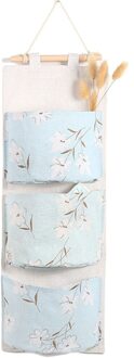 3 Zakken Opknoping Opbergtas Wandmontage Garderobe Diversen Opknoping Zak Container Stof Katoen Pouch Cosmetische Organizer