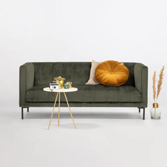 3-zits Bank 'Alison' Velvet, kleur hunter