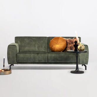 3-zits Bank 'Jill' Velvet, kleur groen