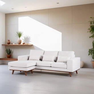 3-zits Loungebank 'Alando' Links/Rechts, kleur Beige