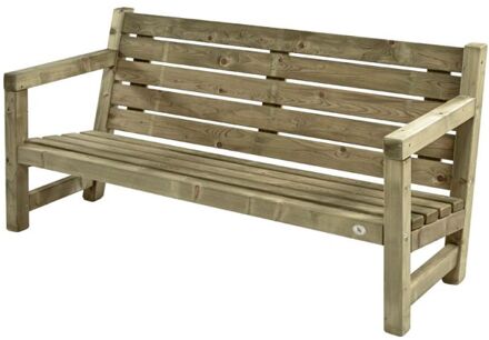 3-zits - Tuinbank - Bruin - 180x82x35 cm