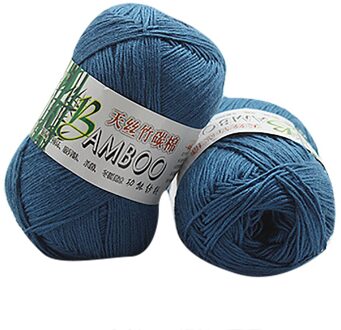 30 # 100% Bamboe Katoen Warme Zachte Natuurlijke Breien Haak Truien Wol Garen 50G Garen Voor Breien Wol Huis handgemaakte Wollen