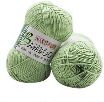30 # 100% Bamboe Katoen Warme Zachte Natuurlijke Breien Haak Truien Wol Garen 50G Garen Voor Breien Wol Huis handgemaakte Wollen