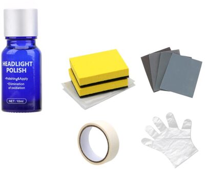 30/10Ml Auto Koplamp Polijsten Reparatie Middel Vloeistof Voor Car Head Lamp Scratch Remover Restauratie Kit Auto Licht schoonmaken Set
