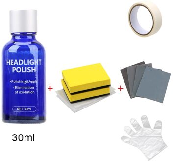 30/10ML Auto Koplamp Restauratie Kit Krassen Oxidatie Auto Reparatie voor Auto Head Lamp Lense Polijsten Jas Reparatie middel Vloeistof