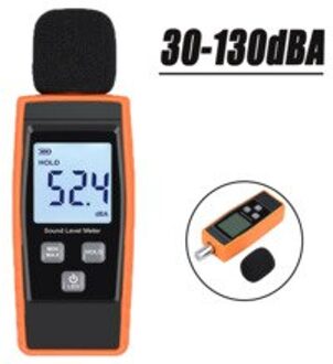 30 ~ 130db Noise Meetinstrument Geluid Lever Meter Digitale Display Huishoudelijke Decibel Indicator Db Meter