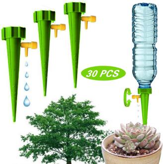 30/18/12/6 Pcs Zelfstandige Auto Bevloeiing Spike Voor Planten Bloem Indoor Huishoudelijke Drip Irrigatie systeem Waterer 30stk groen