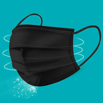 30# 1pc Disposable Face Mask 3ply Non-woven Protective Smog Dust Mask Mouth Cover Elastic Ear Loop Masks Maske Masque Mask Mouth