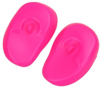 #30 2 Stuks Blauw Clear Siliconen Oor Cover Haarverf Shield Protect Salon Kleur Haarverf Accessoires roze
