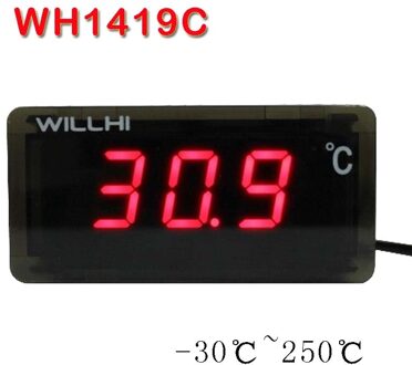 30-250 graden Celsius digitale thermometer LED display thermostaat