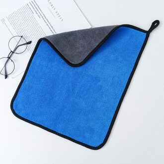 30*30 Cm Auto Wassen Handdoek Voor Volwassenen Man Vrouwen Coral Fleece Dubbelzijdige Dikke Auto Ruitenwisser Schoon handdoeken TW210001BU