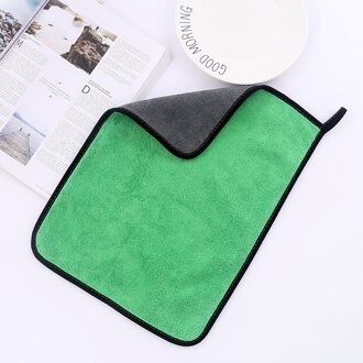 30*30 Cm Auto Wassen Handdoek Voor Volwassenen Man Vrouwen Coral Fleece Dubbelzijdige Dikke Auto Ruitenwisser Schoon handdoeken TW210001GN