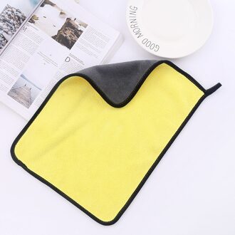 30*30 Cm Auto Wassen Handdoek Voor Volwassenen Man Vrouwen Coral Fleece Dubbelzijdige Dikke Auto Ruitenwisser Schoon handdoeken TW210001YE