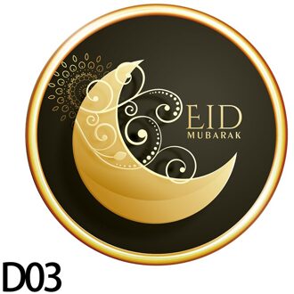 30*30Cm Eid Mubarak Decoratie Pvc Muurstickers Ramadan Kareem Maan Venster Sticker Voor Thuis Kamer Decor Moslim party Muurschildering D03-1stk