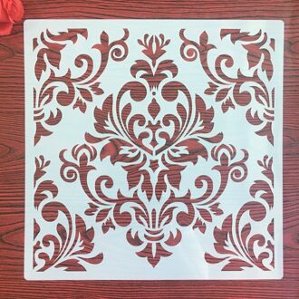 30*30Cm Grootte Diy Craft Mandala Mold Voor Schilderen Stencils Stamped Fotoalbum Reliëf Papieren Kaart Op Hout, stof Muur Stencil