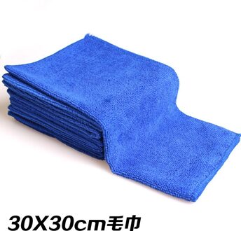 30*30Cm Handdoek Warp Gebreide Nanofiber Wasstraat Reinigen 220G/M2 Reiniging Handdoek