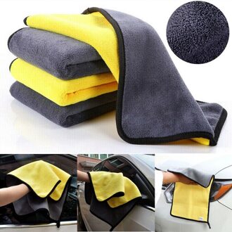 30*30Cm Wasstraat Microfiber Handdoek Auto Cleaning Drogen Doek Zomen Super Absorberende