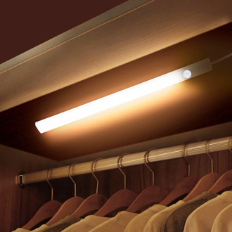 30 40 50cm LED Under Cabinet Light With PIR Motion Sensor DC 12V LED Bar Light Hard Strip Light For Wardrobe Bedroom Kitchen