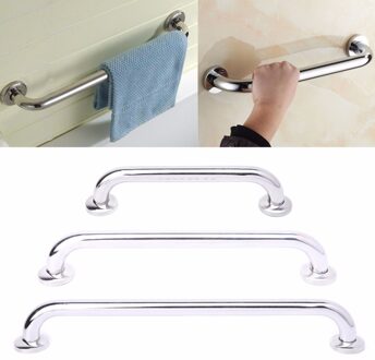 30/40/50cm Rvs Badkamer Bad Leuning Grab Bar Douche Veiligheid Ondersteuning Handvat Handdoekenrek M08 30cm