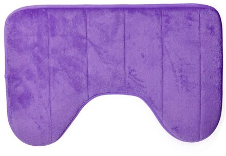 30 #40*60 Cm Katoen U Vormige Bad Matten Anti Slip Thuis Woonkamer Keuken badkamer Deur Trappen Decor Voet Floor paars